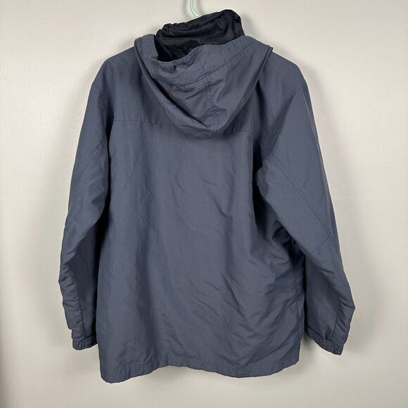 L.L. Bean Womens Medium Grey Jacket Hood Outdoors Winter Layer LL - Picture 2 of 5